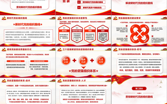 黨課貫徹新時(shí)代黨的組織路線PPT學(xué)習(xí)黨組織工作會(huì)議PPT