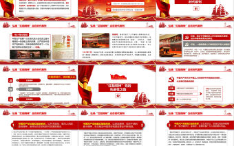 十九大會議精神紅船精神新時代精神時代前列動態(tài)PPT模板