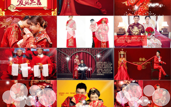 豪華紅色喜慶中式結(jié)婚婚禮婚慶開(kāi)場(chǎng)電子相冊(cè)ppt結(jié)婚請(qǐng)?zhí)鹥pt