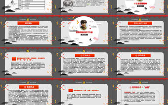 雷鋒日學(xué)雷鋒主題班會ppt模板幻燈片