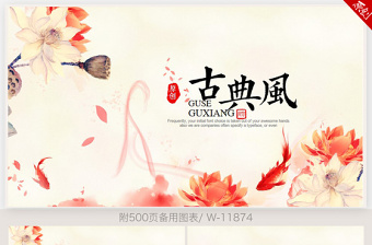 紅色飄逸中國(guó)風(fēng)2018年終總結(jié)動(dòng)態(tài)ppt
