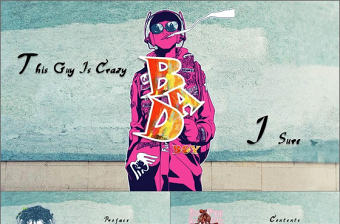 嘻哈涂鴉風(fēng)PPT模板