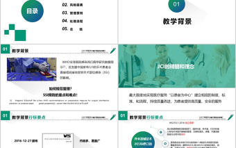 預防手術部位感染醫學PPT模板工作總結匯報培訓