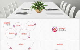 2019年崗位競聘PPT模板