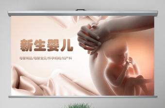 原創(chuàng)孕婦護(hù)理孕婦健康母嬰寶貝孕婦手冊(cè)PPT模板-版權(quán)可商用