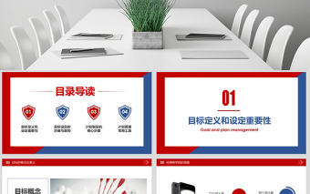 原創企業公司員工目標與計劃管理培訓PPT模板