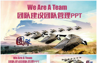 大氣團隊文化團隊管理企業團隊建設PPT