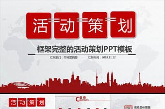 活動策劃營銷策劃公關活動方案PPT