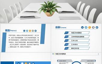 大氣簡潔藍色工作總結年終總結匯報工作計劃動態(tài)PPT模板