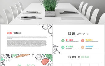 原創如何健康減肥動態PPT封含PS-版權可商用