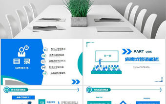 原創簡約企業營銷管理病毒式營銷管理口碑營銷技能培訓PPT-版權可商用