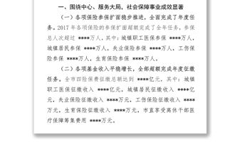 領(lǐng)導(dǎo)講話稿在全市社保工作會(huì)上的講話