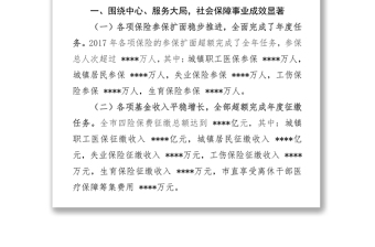 領(lǐng)導(dǎo)講話稿在全市社保工作會上的講話