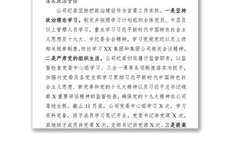 企業(yè)紀檢監(jiān)察工作總結報告