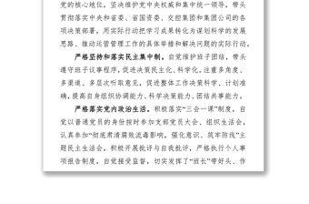 述職述廉報告范文落實從嚴治黨“兩個責(zé)任”四述報告