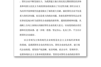 國(guó)有企業(yè)黨建工作匯報(bào)材料