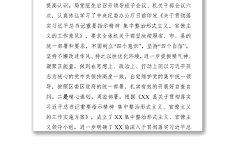 關(guān)于集中整治形式主義官僚主義自查自糾工作報告