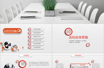 原創微粒體組織活動策劃方案書PPT模板-版權可商用