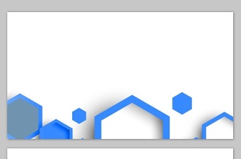  簡約藍色幾何圖案背景PPT圖片 藍色圓形PPT背景圖案 藍色大海帆船氣球商務背景圖片