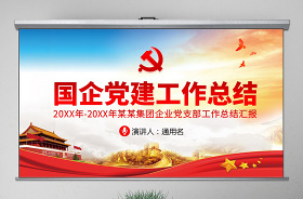 2021國有企業(yè)好干部黨課ppt模板