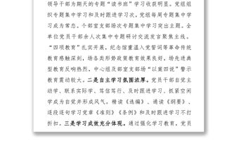 主題教育自查評估總結(jié)報告