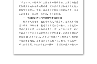 在“不忘初心牢記使命”主題教育專題讀書班上的輔導(dǎo)報(bào)告