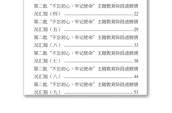 第二批主題教育階段工作總結(jié)匯編(10篇)