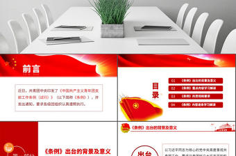 原創中國共產主義青年團支部工作條例學習解讀PPT