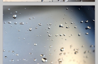 朦胧玻璃上的水滴高清写真图片（8张）