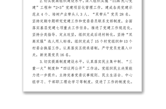 黨建述職報(bào)告支部書(shū)記抓黨建述職9
