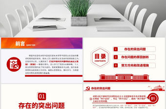 原創主題教育專題民主生活會黨組班子個人檢視剖析ppt