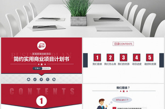原創(chuàng)簡約實用的項目創(chuàng)業(yè)融資商業(yè)計劃書PPT