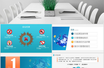原创公司企业办公室工厂车间员工6S管理培训PPT