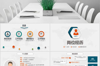 原創微立體競崗競聘答辯報告黨政機關國企PPT