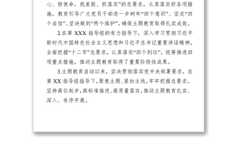 第二批主題教育總結(jié)講話全攻略