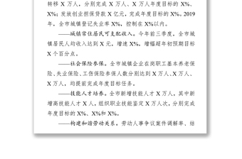 市人社局2019年工作總結(jié)和2020年工作謀劃