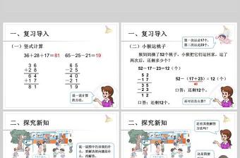  100以內(nèi)的加法和減法二加減混合PPT模板