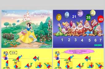  7的乘法口訣PPT模板