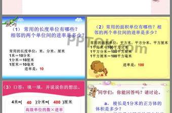 《體積單位間的進(jìn)率》課件PPT