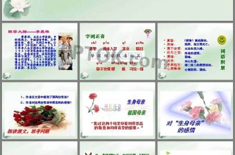 《懷念母親》PPT課件