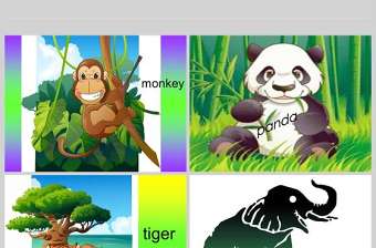  Unit 3 At the zoo第一課時(shí)英語課件PPT模板