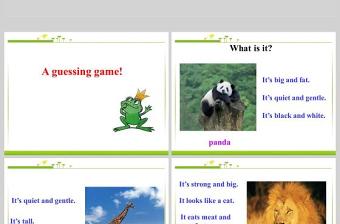  Why do you like pandas英語(yǔ)課件PPT模板