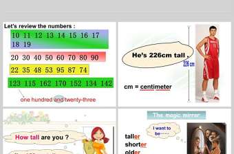  Unit1  How tall are you英語課件PPT模板