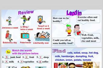  How often do you exercise英語課件PPT模板