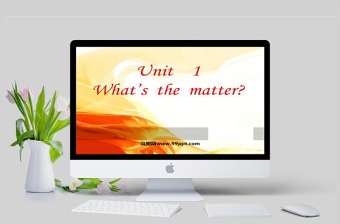  What is  the  matter英語課件PPT模板