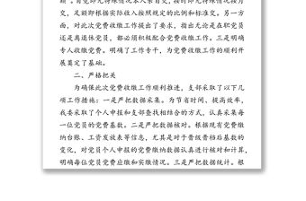 支部黨費自查自糾情況報告自查自糾報告