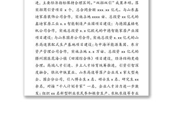 xx鎮20xx年工作開展情況工作情況報告