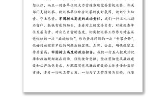 巡察組巡察工作總結