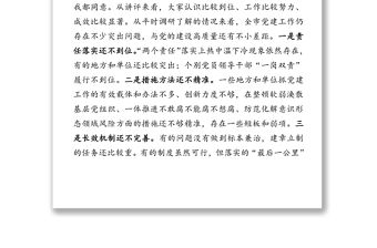 市委書記在第一季度黨建工作會議上的講話