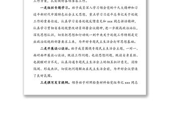 巡視整改專題民主生活會情況報告(巡察整改民主生活會報告)